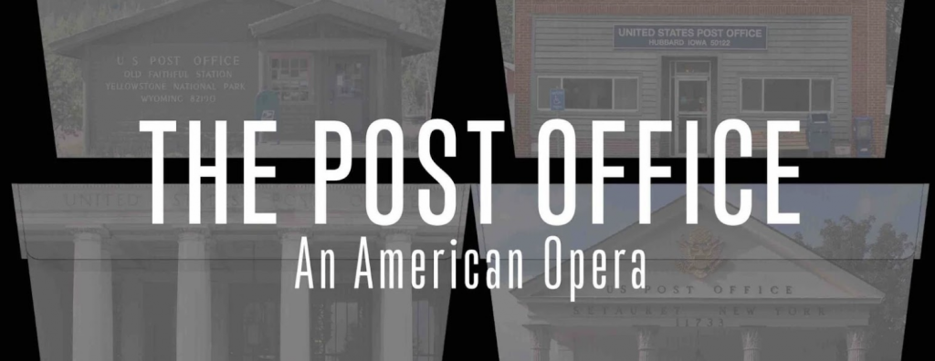 Sarah Moulton Faux Headlines in American Opera Project’s The Post Office at BAM